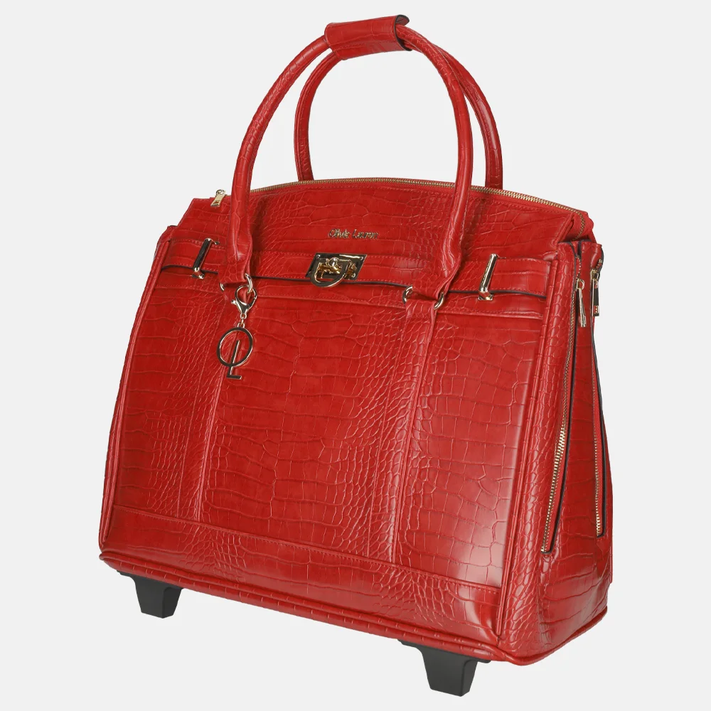 Olivia Lauren business trolley rood bij Duifhuizen