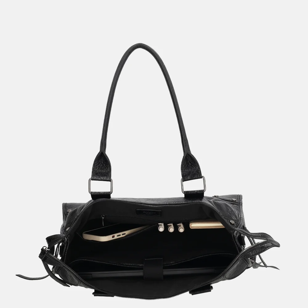 Charm London Berlin shopper L zwart bij Duifhuizen