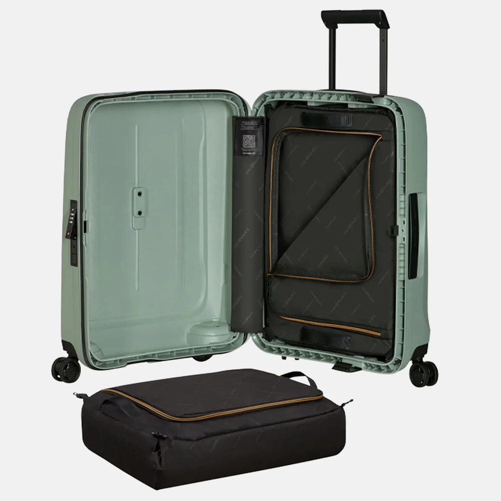 Samsonite Essens handbagage koffer 55 cm sage bij Duifhuizen