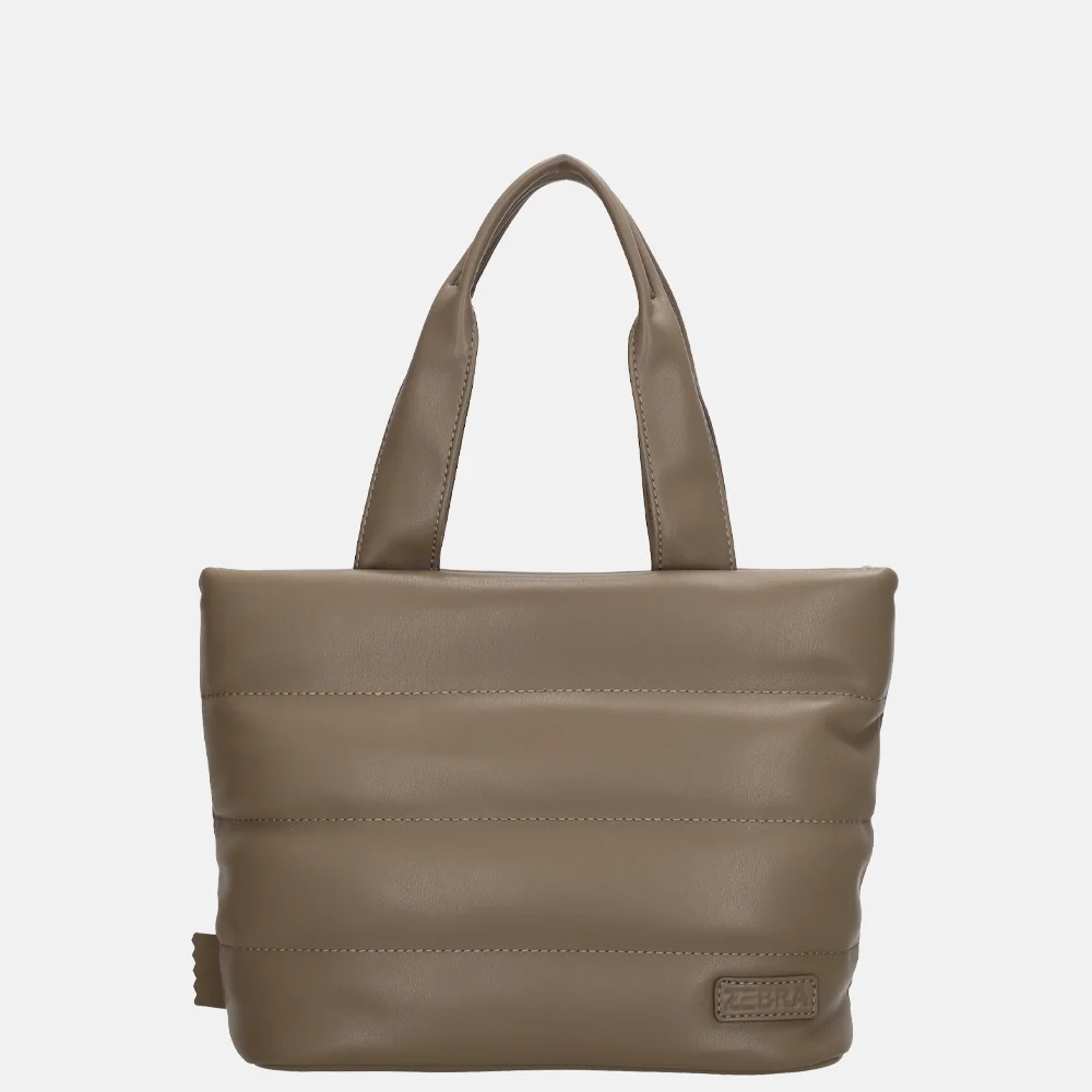 Zebra Trends Evie handtas taupe bij Duifhuizen