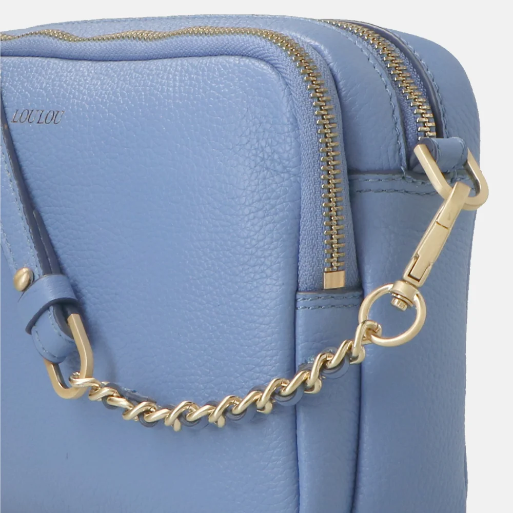 Loulou Essentiels Emilie crossbody tas hortensia bij Duifhuizen