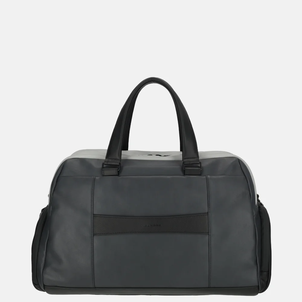 Piquadro Urban weekendtas grey nero bij Duifhuizen