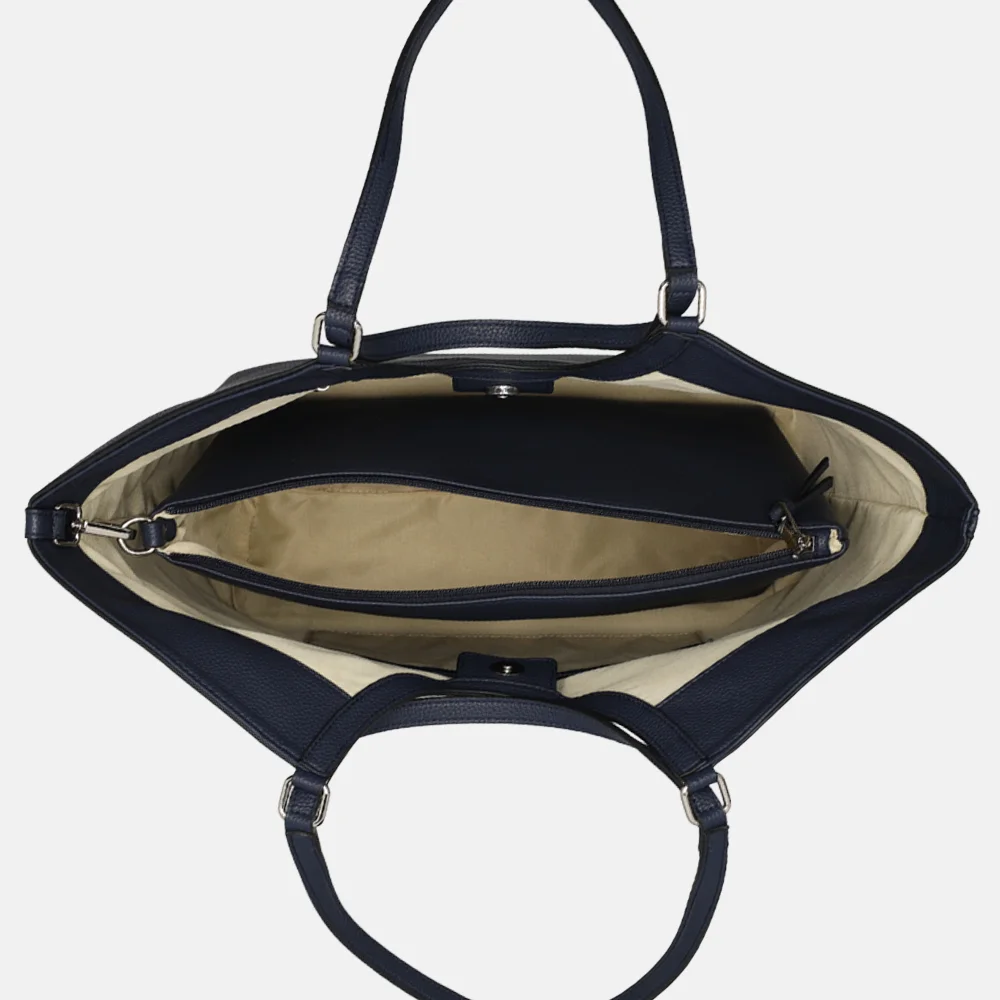 Laurent David Estee handtas/shopper navy bij Duifhuizen