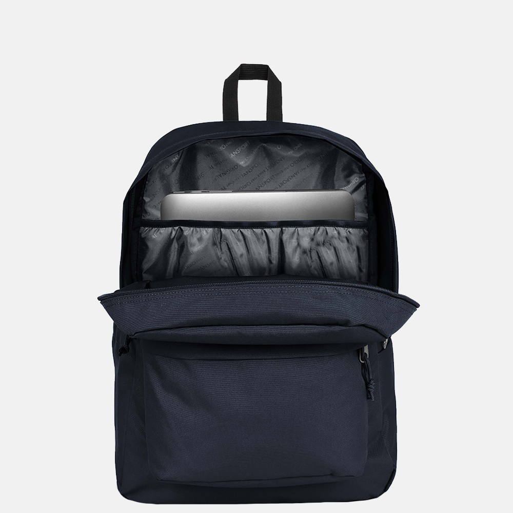 JanSport SuperBreak Plus rugzak 15 inch navy bij Duifhuizen