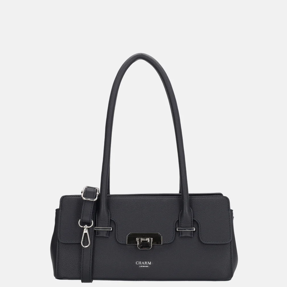 Charm London Soho schoudertas classic blauw