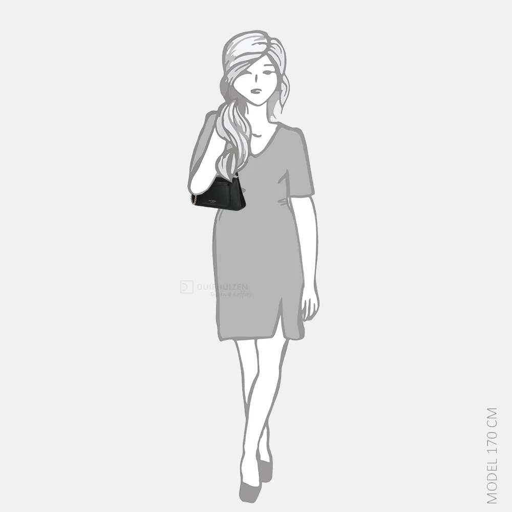 Kate Spade Ava crossbody tas black bij Duifhuizen