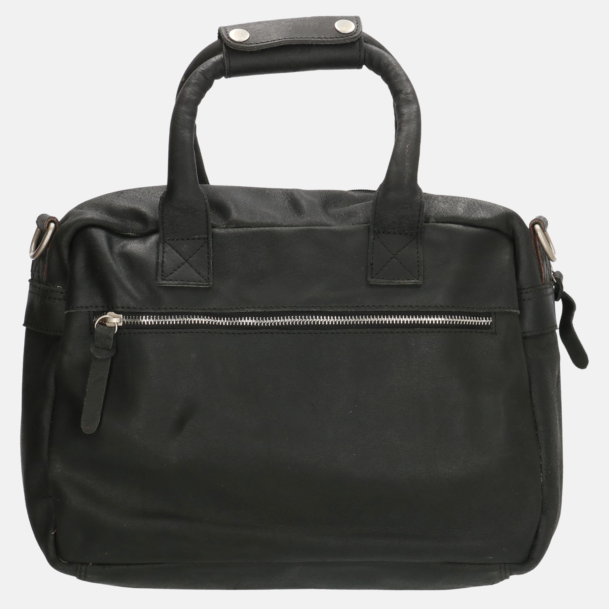 Micmacbags Westernbag laptoptas A5 black bij Duifhuizen