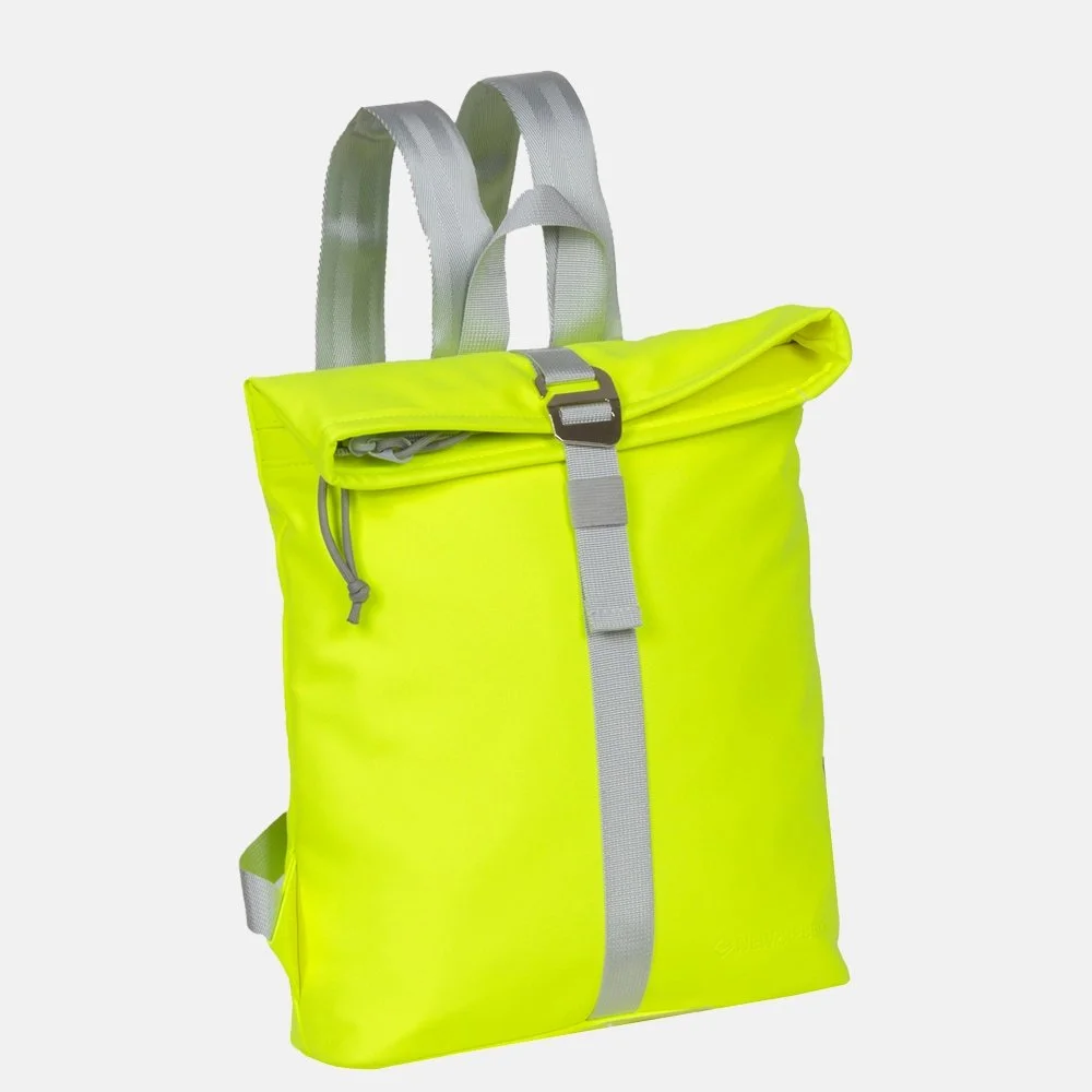 New Rebels neon Mart rol backpack mini rugzak fluor yellow bij Duifhuizen