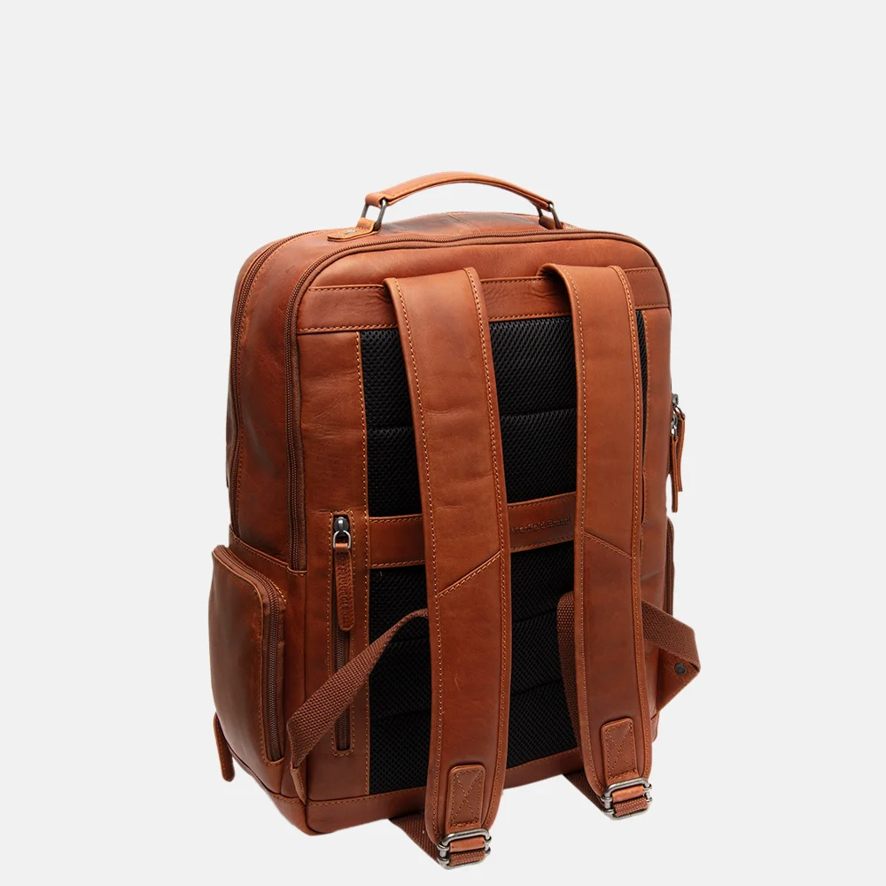 Chesterfield Lennox laptoprugzak L 16 inch cognac bij Duifhuizen