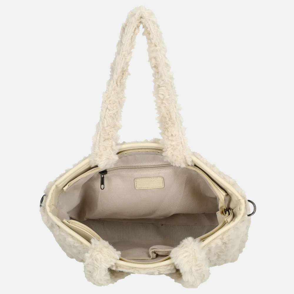 Enrico Benetti Fay handtas teddy off white bij Duifhuizen