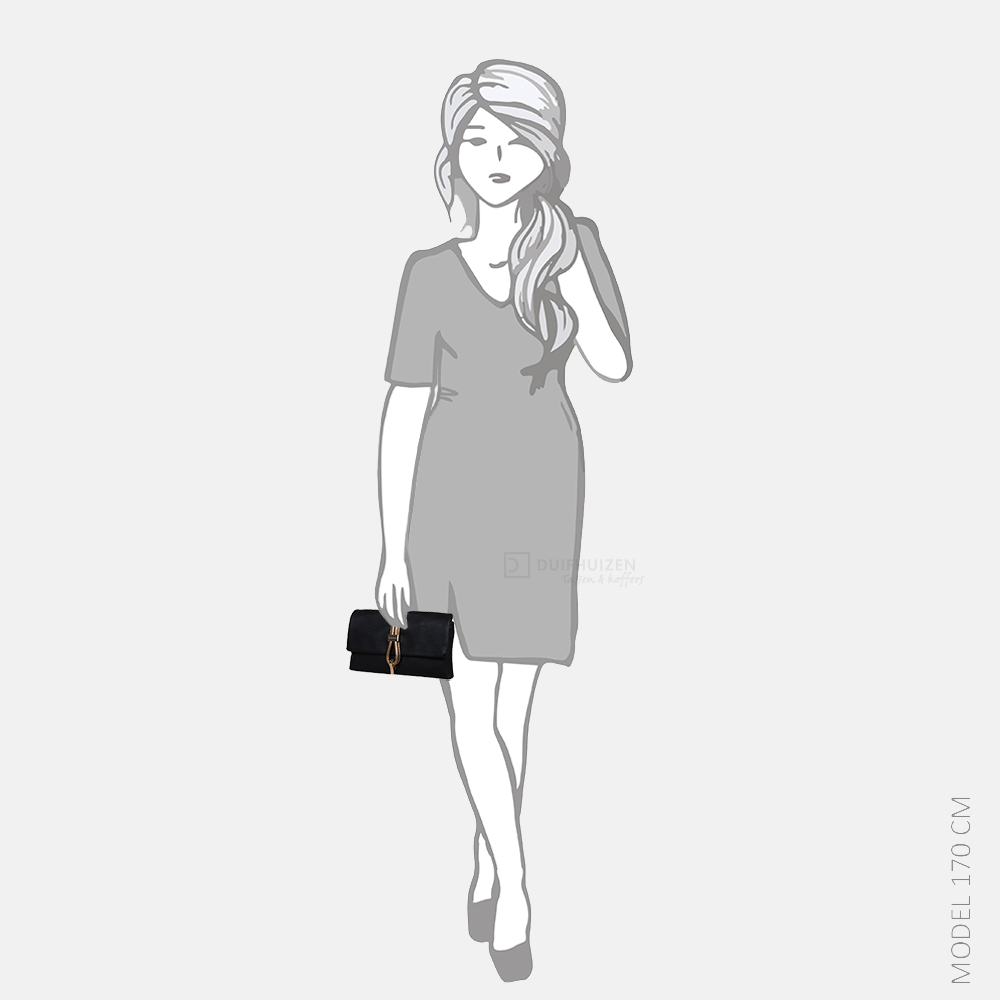 Bulaggi clutch zwart/goud bij Duifhuizen