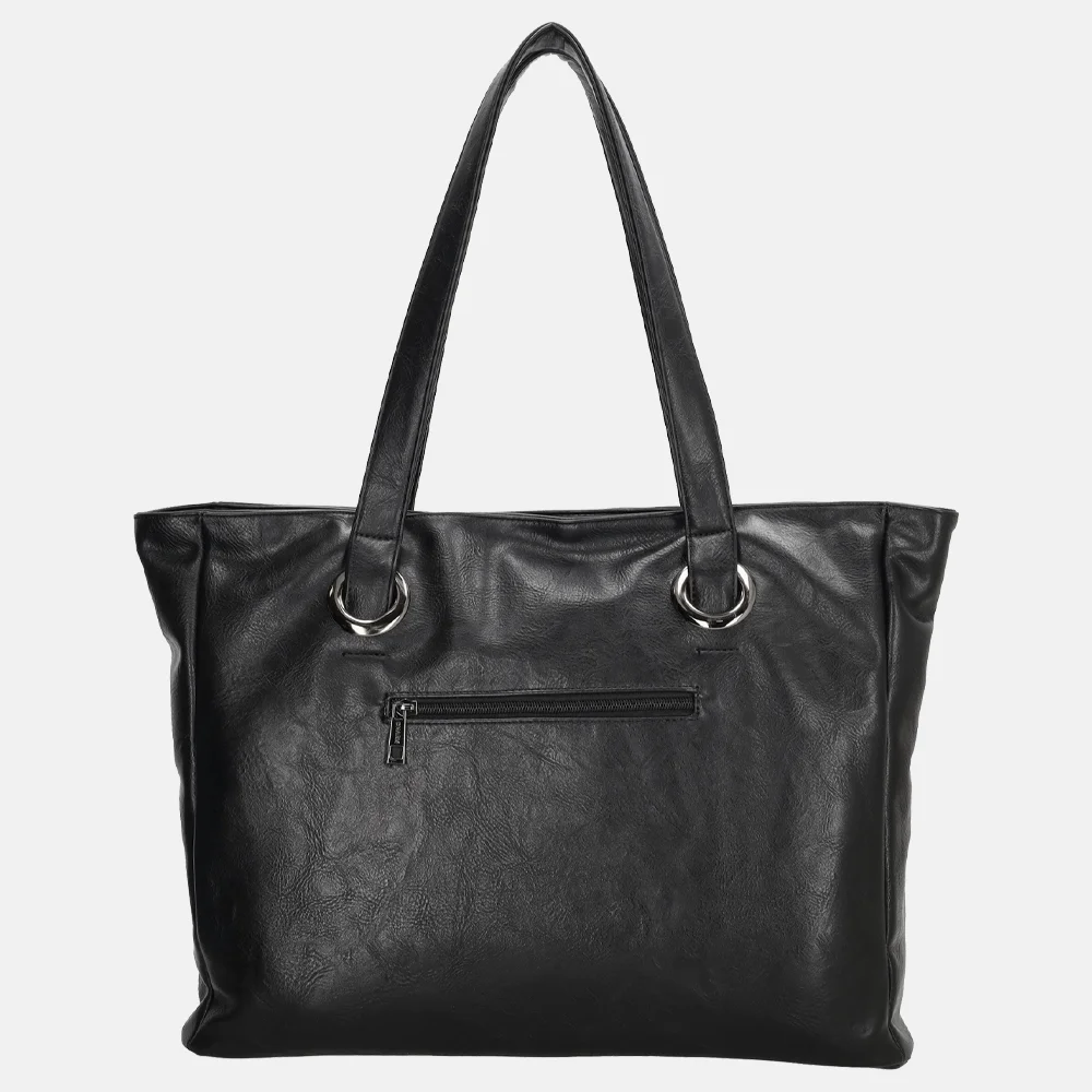 Charm London Liberty shopper 15 inch zwart bij Duifhuizen