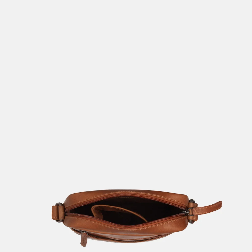 Chesterfield Laveno schoudertas S cognac bij Duifhuizen