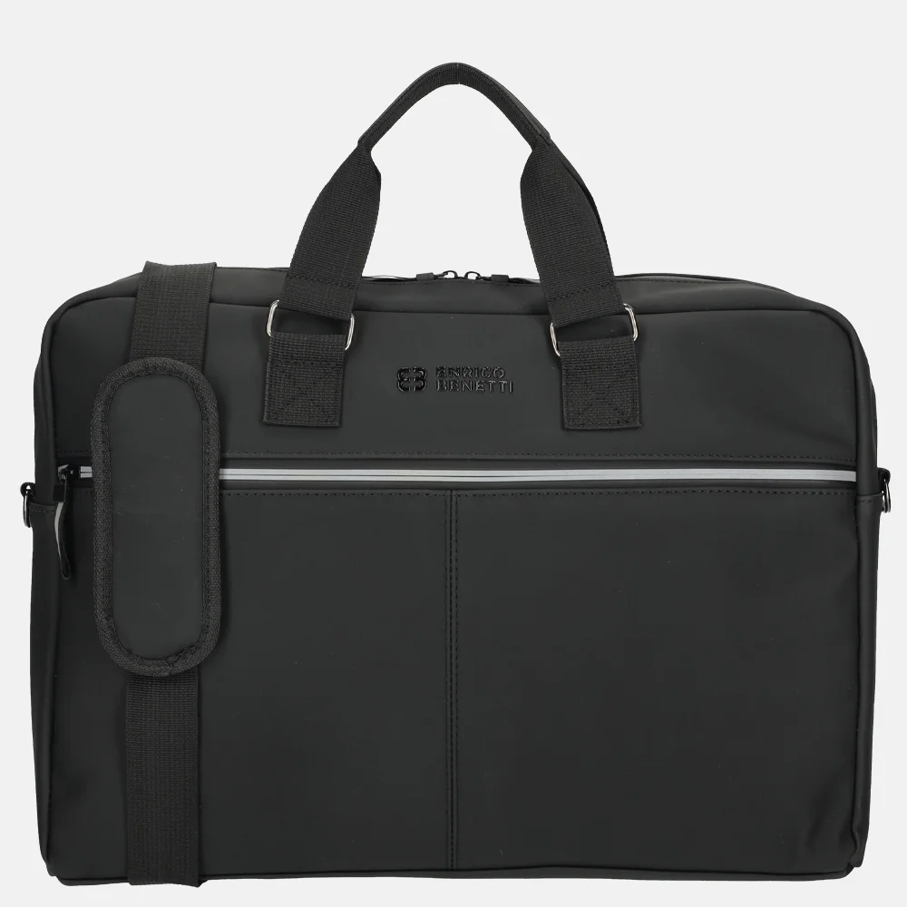Enrico Benetti Bergen laptoptas 17 inch black