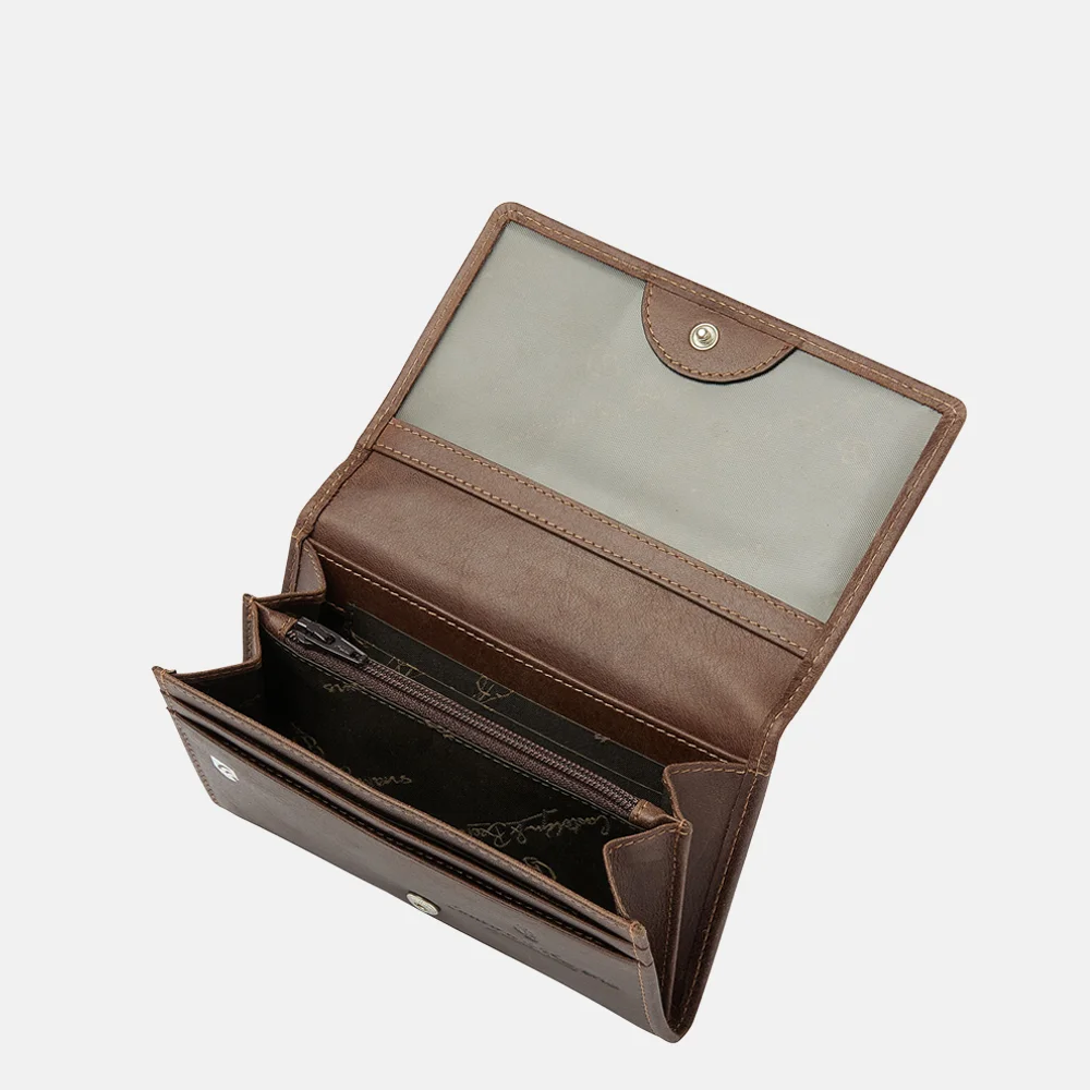 Castelijn en Beerens Canyon portemonnee mocca bij Duifhuizen