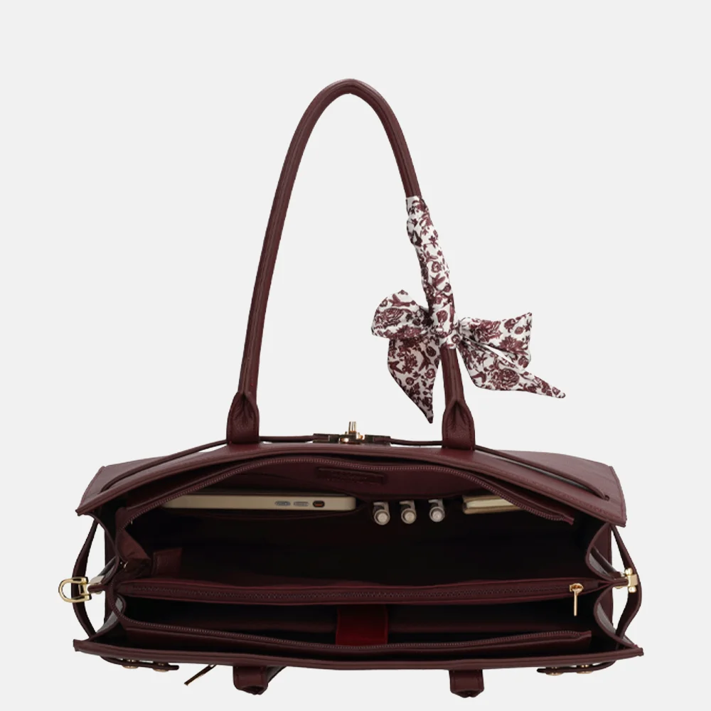 Charm London The Hamptons laptopshopper 15 inch bordeaux bij Duifhuizen