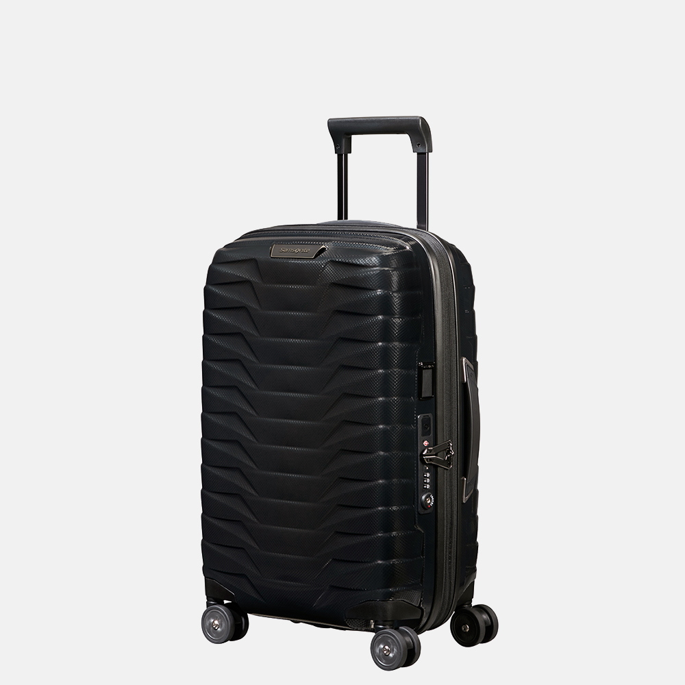 Samsonite Proxis expandable handbagage koffer 55 cm black bij Duifhuizen