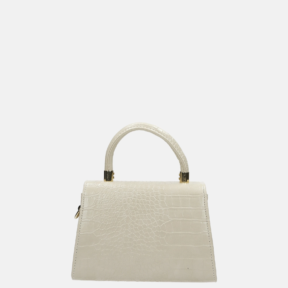 Firenze crossbody tas croco beige bij Duifhuizen