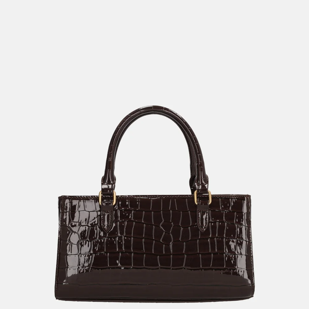 Charm London Knightbridge handtas donkerbruin bij Duifhuizen