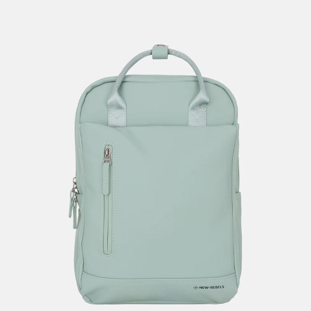 New Rebels Harper rugzak 13.3 inch salie groen