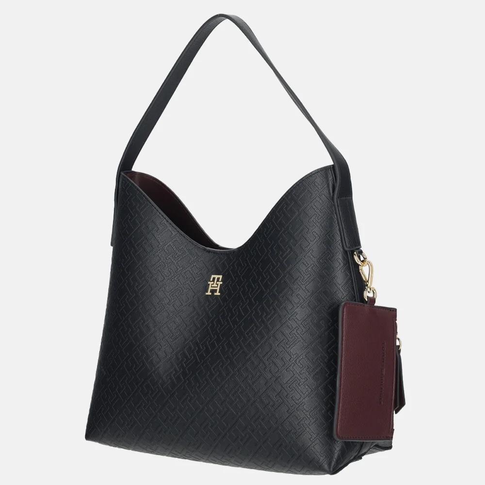 Tommy Hilfiger Icon schoudertas space blue bij Duifhuizen