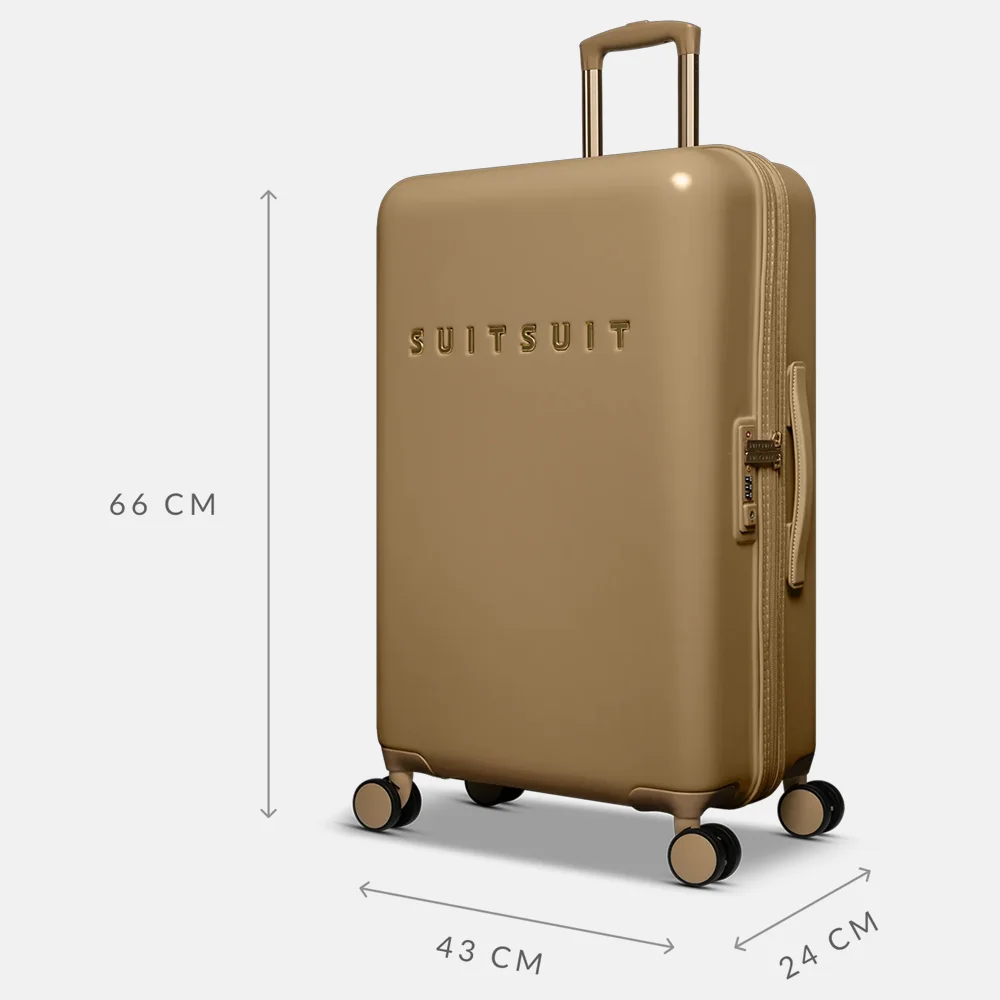 Suitsuit Fusion reiskoffer 66 cm iced coffee bij Duifhuizen