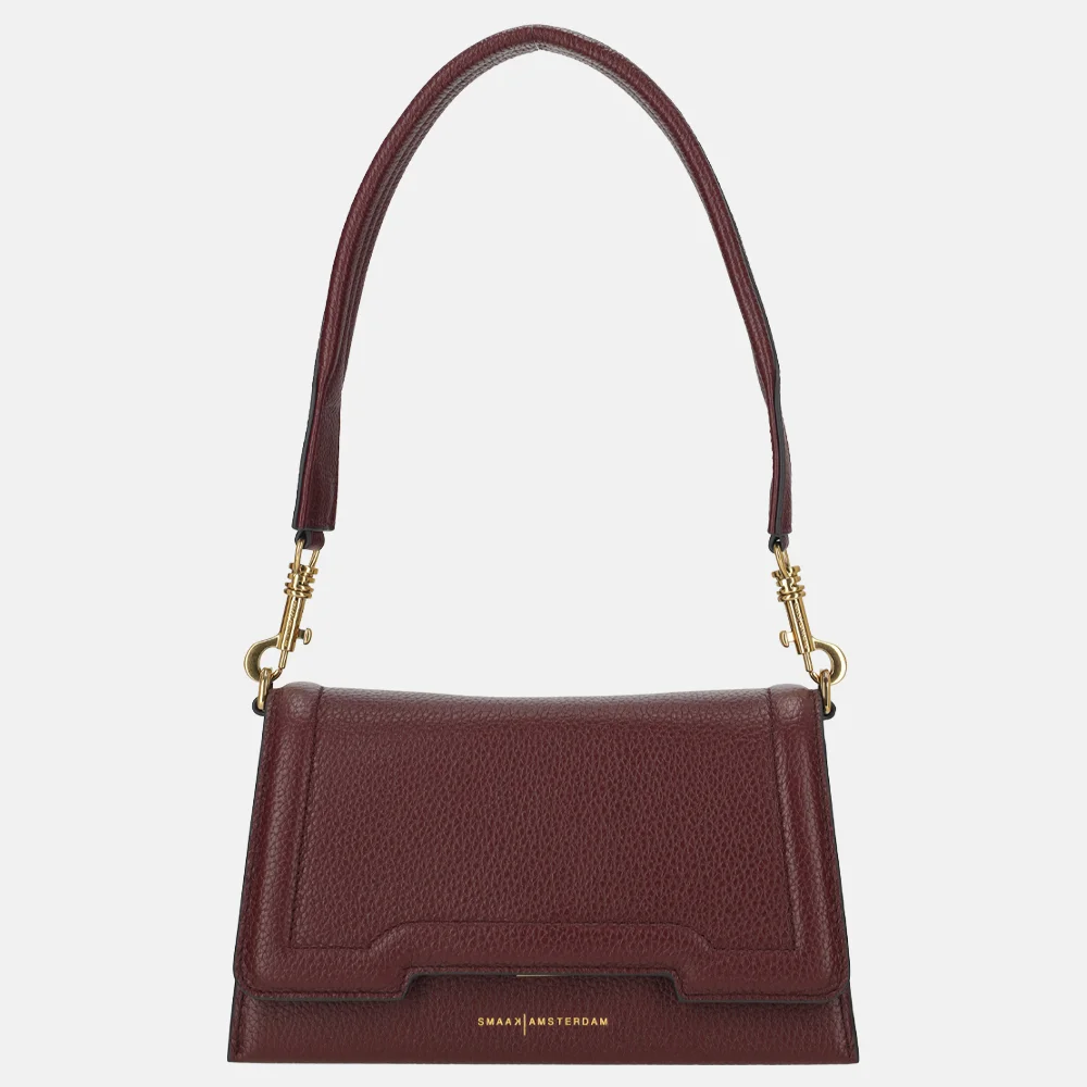 Smaak Amsterdam Bitti schoudertas bordeaux bij Duifhuizen