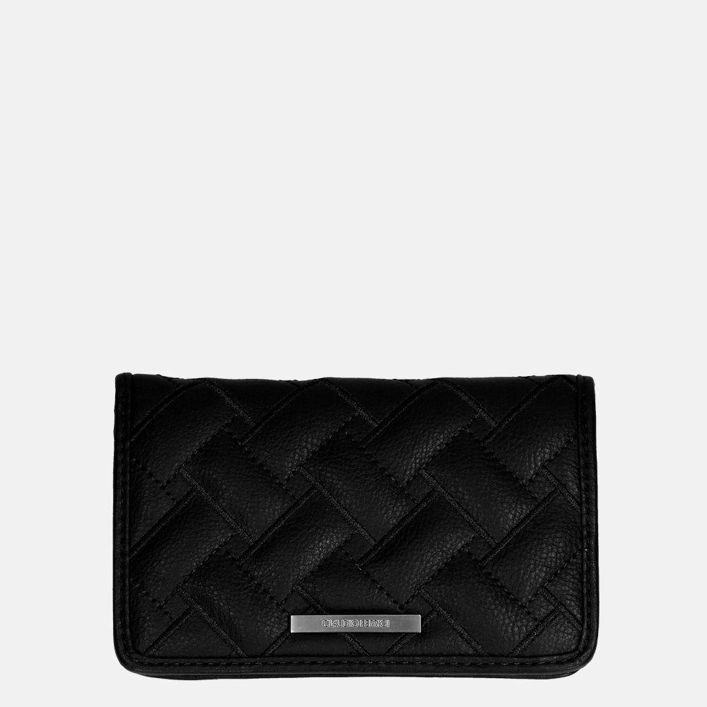 Claudio Ferrici Woven portemonnee black