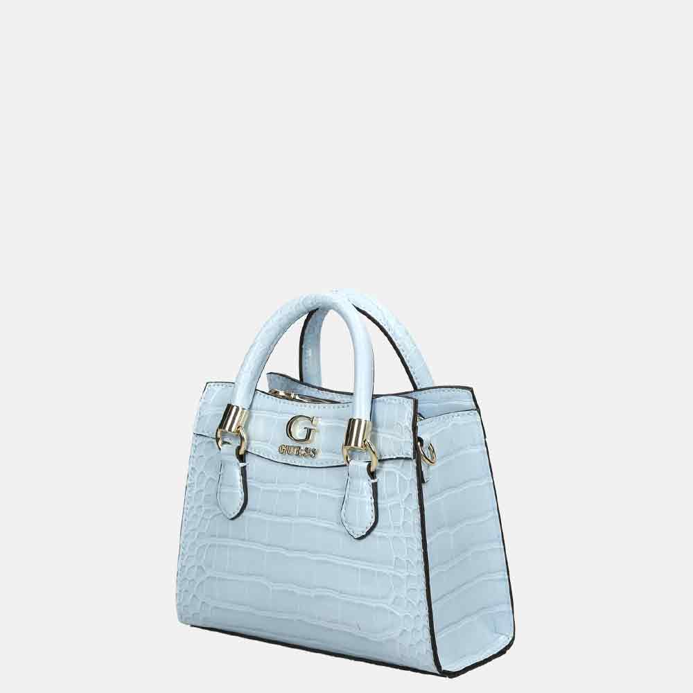 Guess Nell handtas mini powder blue bij Duifhuizen