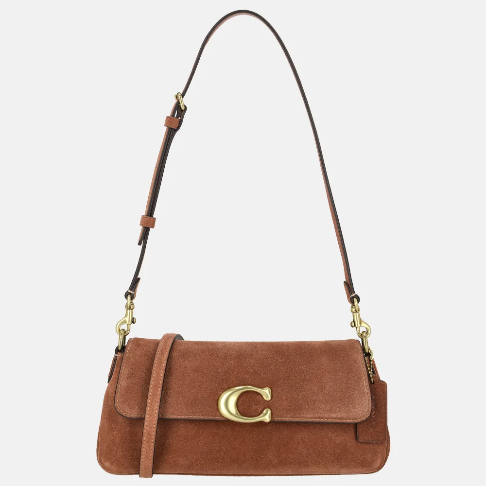 Coach Jet schoudertas suede clay