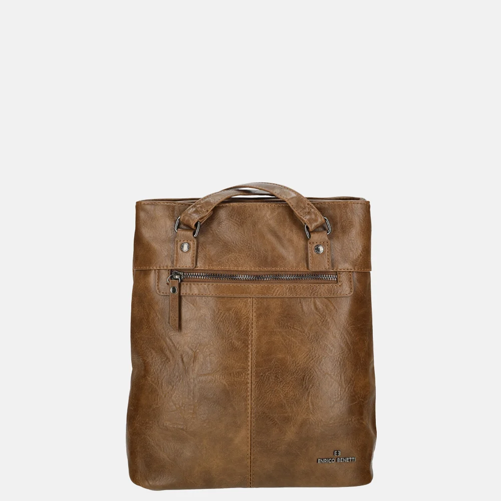 Enrico Benetti Julia rugzak/schoudertas camel