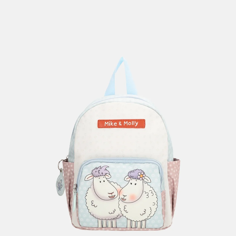 Zebra Trends x Mike & Molly kinderrugzak S lichtblauw