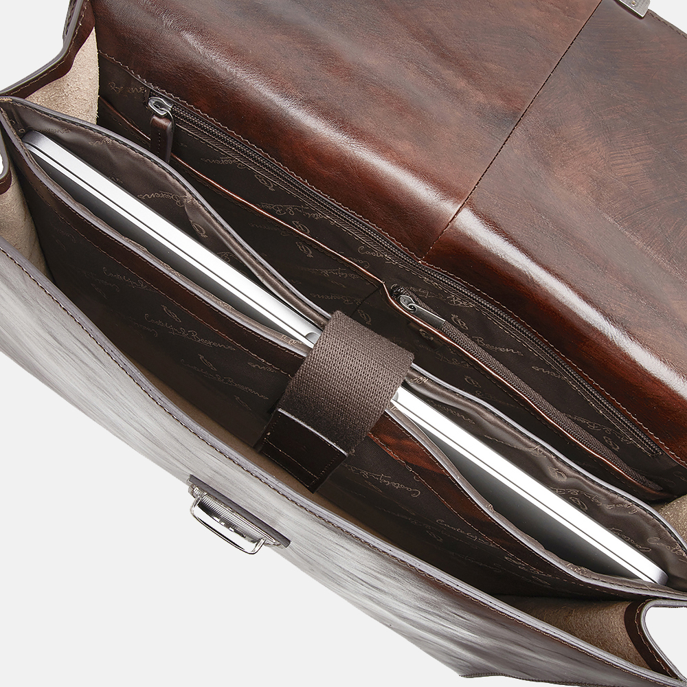 Castelijn & Beerens Rien laptoptas 13.3 inch cognac bij Duifhuizen