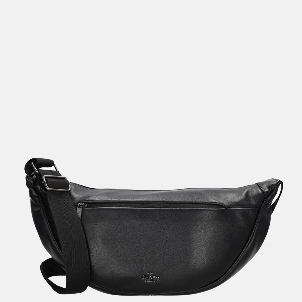 Charm London Lupin crossbody tas zwart