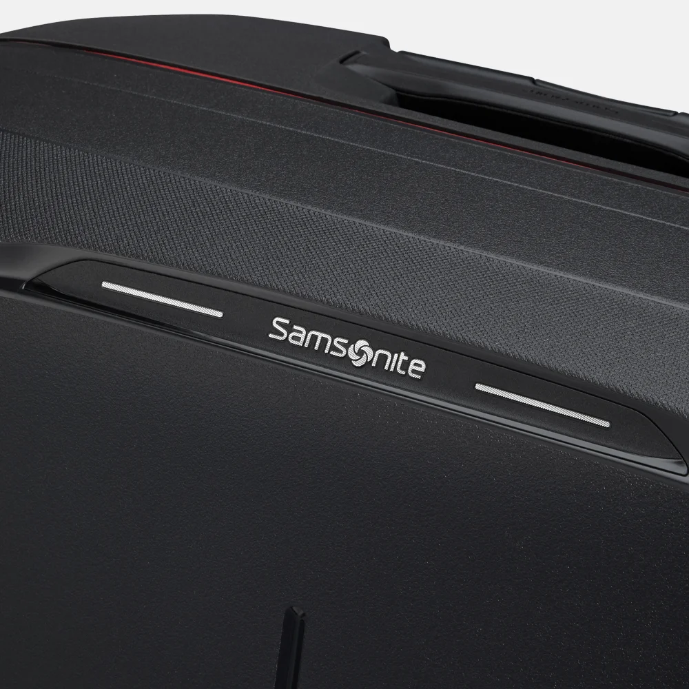Samsonite Essens handbagage koffer 55 cm charcoal/red bij Duifhuizen