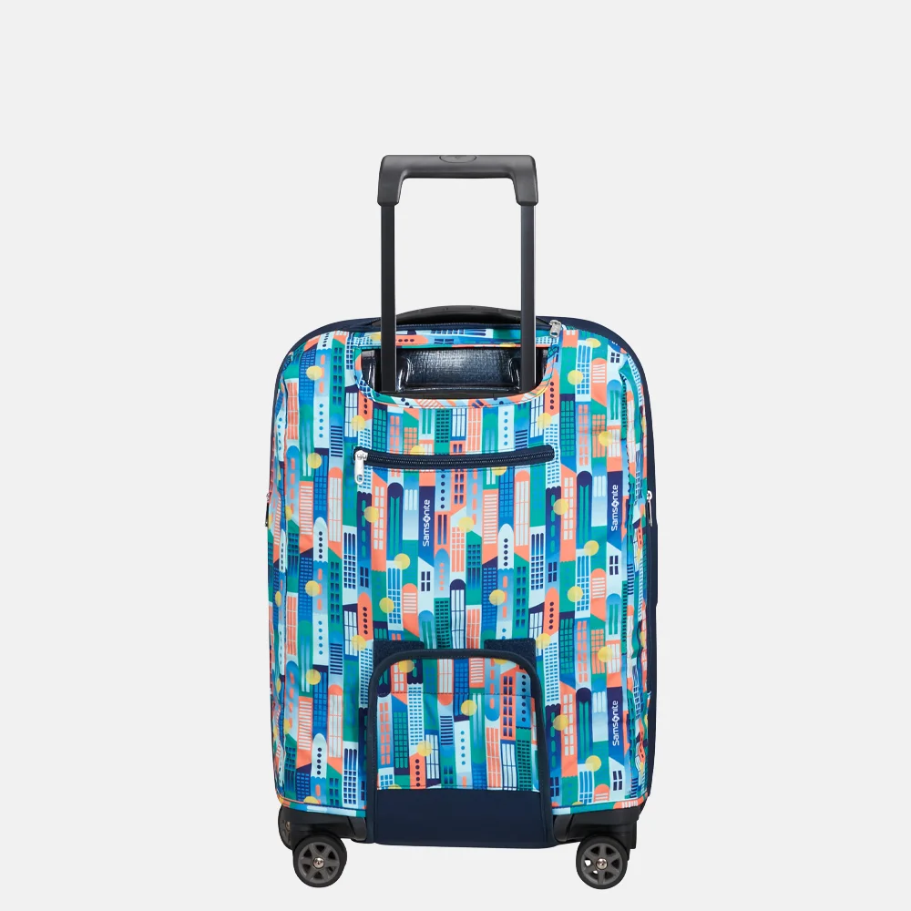 Samsonite TA Revolution kofferhoes S 55 cm city print multi bij Duifhuizen