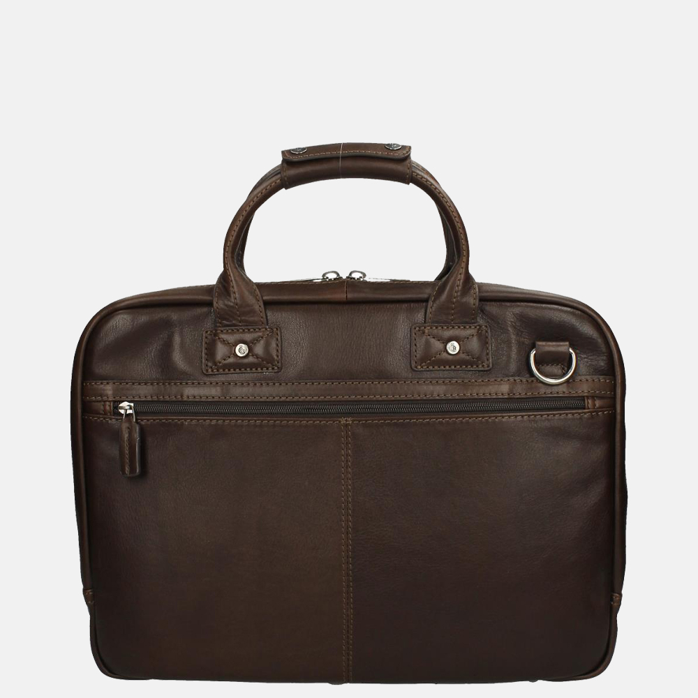 Castelijn & Beerens Firenze laptoptas 15.6 inch mocca bij Duifhuizen