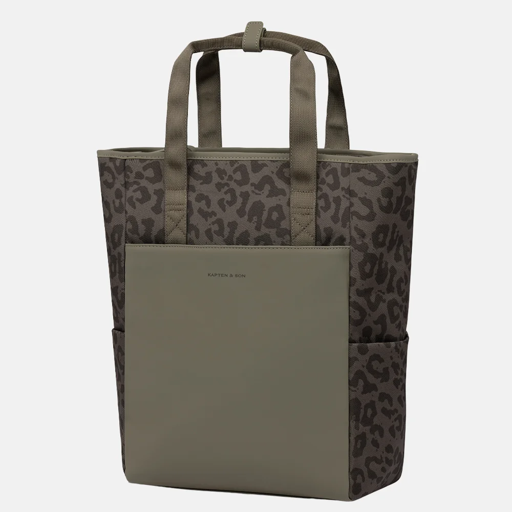 Kapten & Son Lindby Pro laptoprugzak dark brown bij Duifhuizen