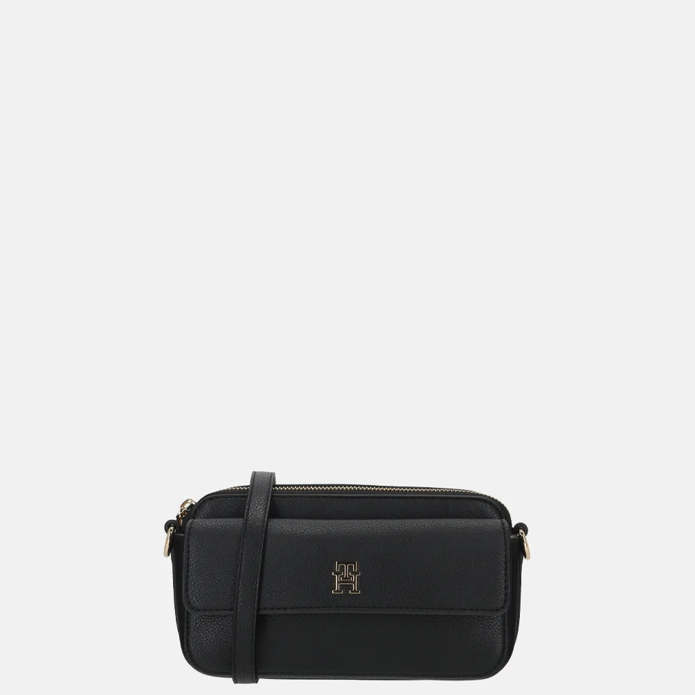 Tommy Hilfiger Icon crossbody tas black bij Duifhuizen