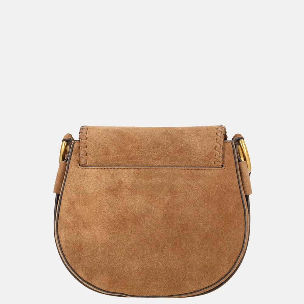 Michael Kors Josie saddlebag flap crossbody tas M luggage bij Duifhuizen