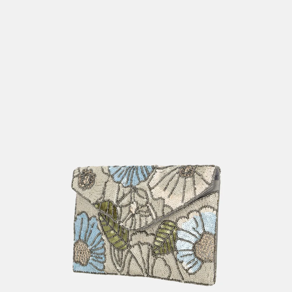 Bulaggi flower clutch creme bij Duifhuizen