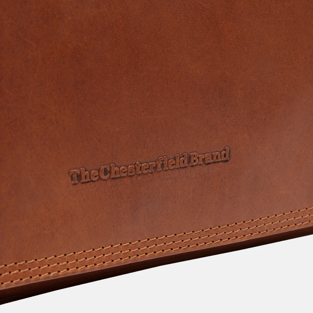 Chesterfield Laverton crossbody tas cognac bij Duifhuizen