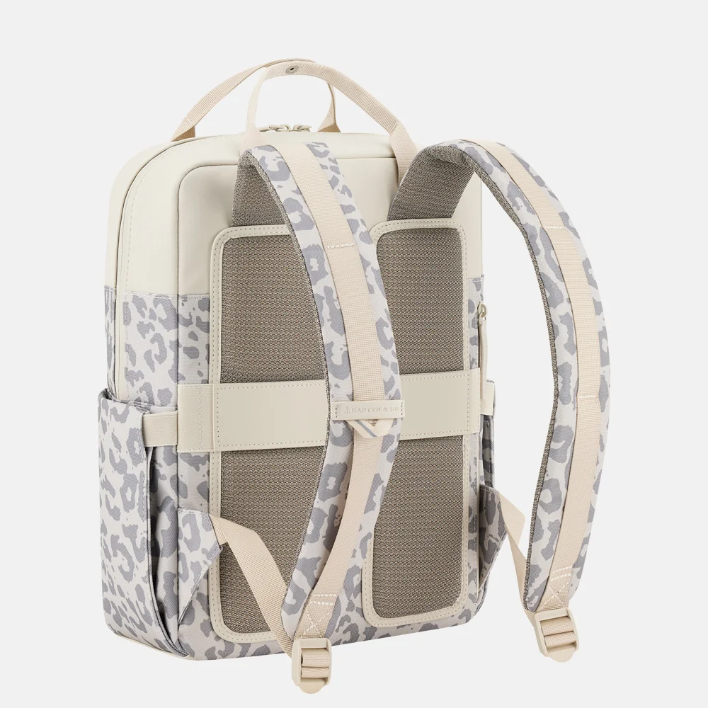 Kapten & Son Bergen Pro LEO laptoprugzak 15 inch leopard bij Duifhuizen