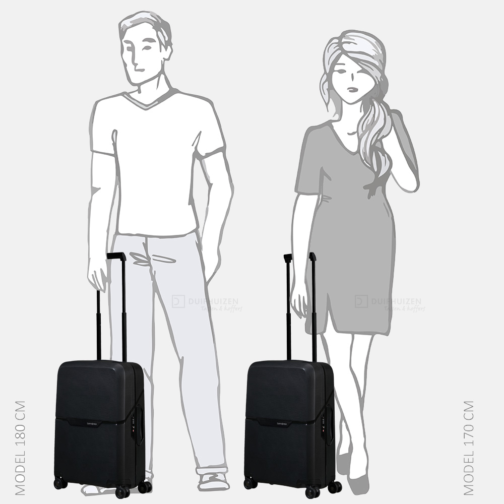 Samsonite Magnum ECO handbagage koffer 55 cm graphite bij Duifhuizen
