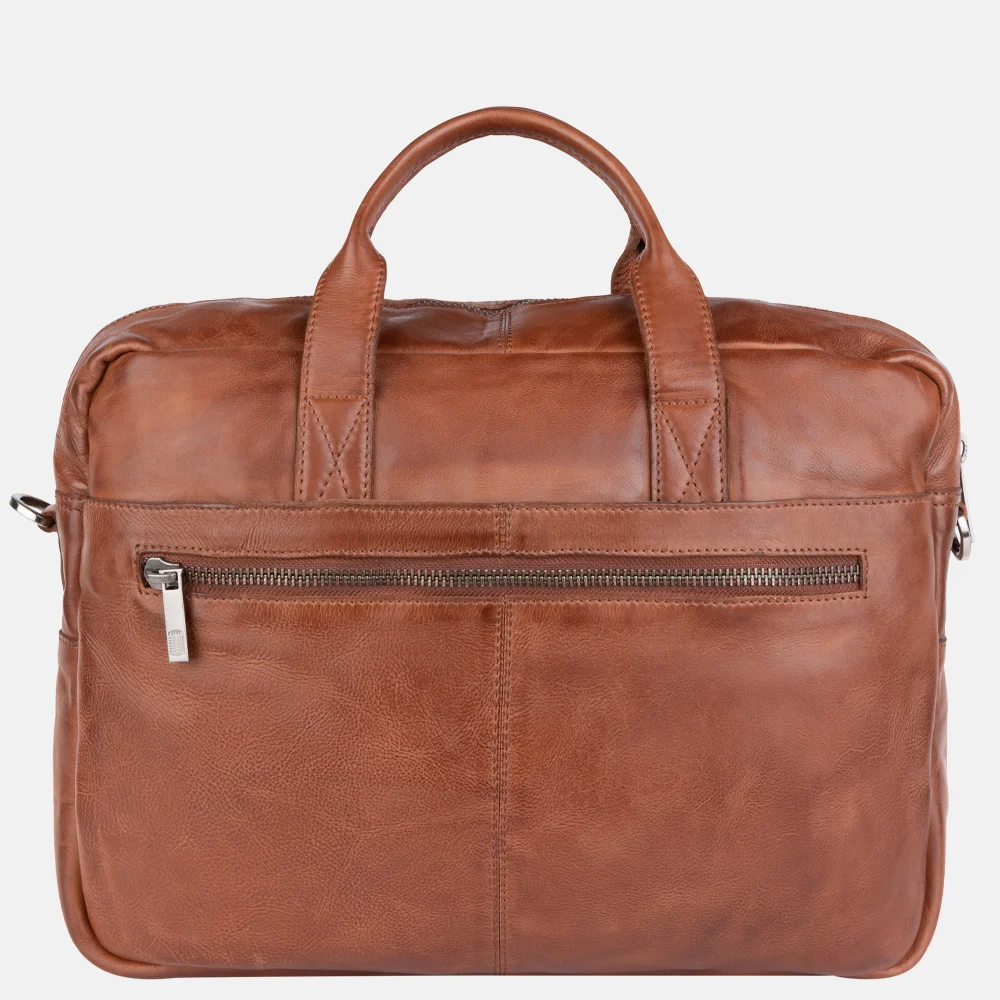 Legend Chris laptoptas 15 inch tan bij Duifhuizen