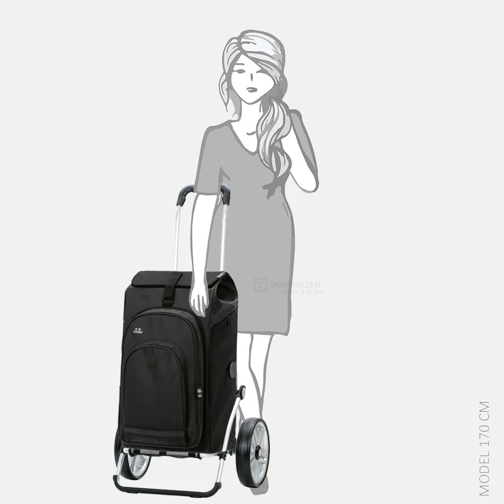 Andersen Royal Shopper Hydro 3.0 boodschappentrolley black bij Duifhuizen
