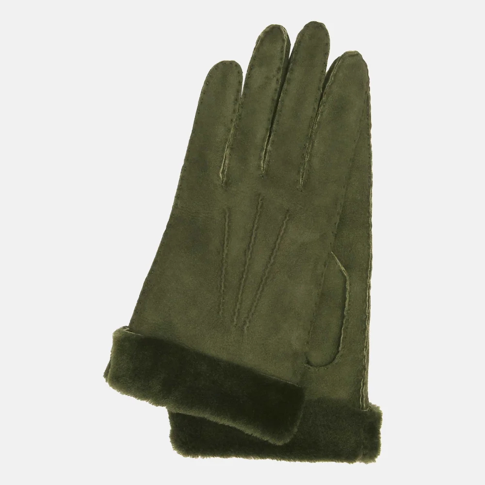 Otto Kessler Lammy Ilvy handschoenen olive bij Duifhuizen