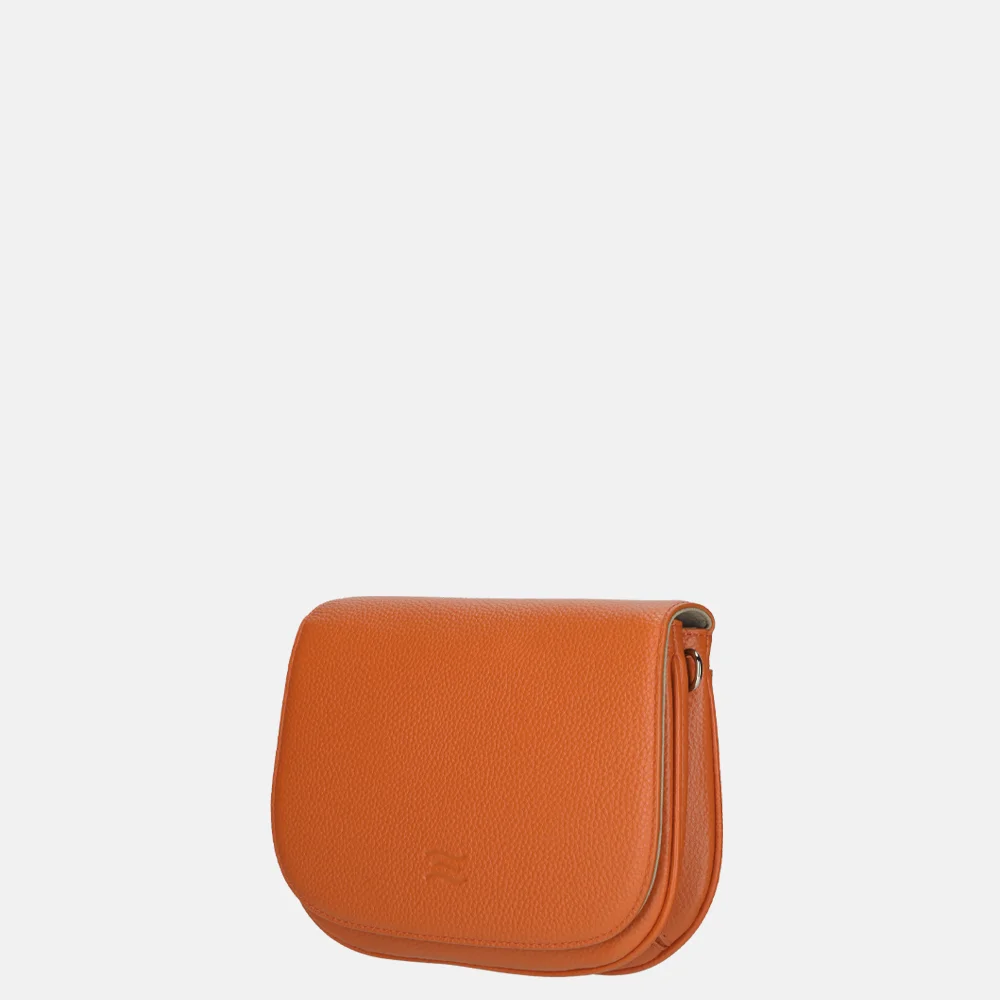 Crinkles crossbody tas orange bij Duifhuizen