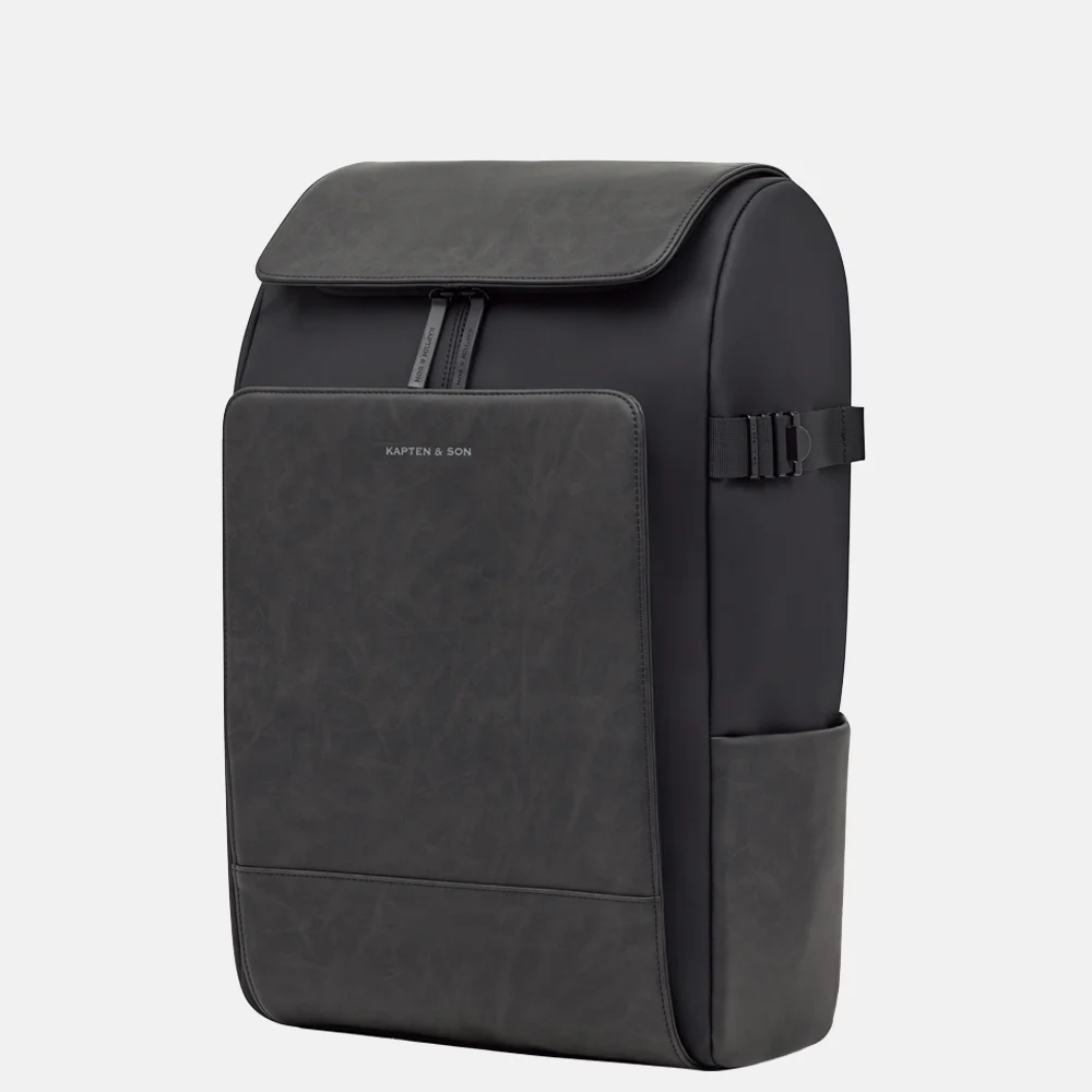 Kapten & Son Bali Pro rugzak 16 inch all black bij Duifhuizen