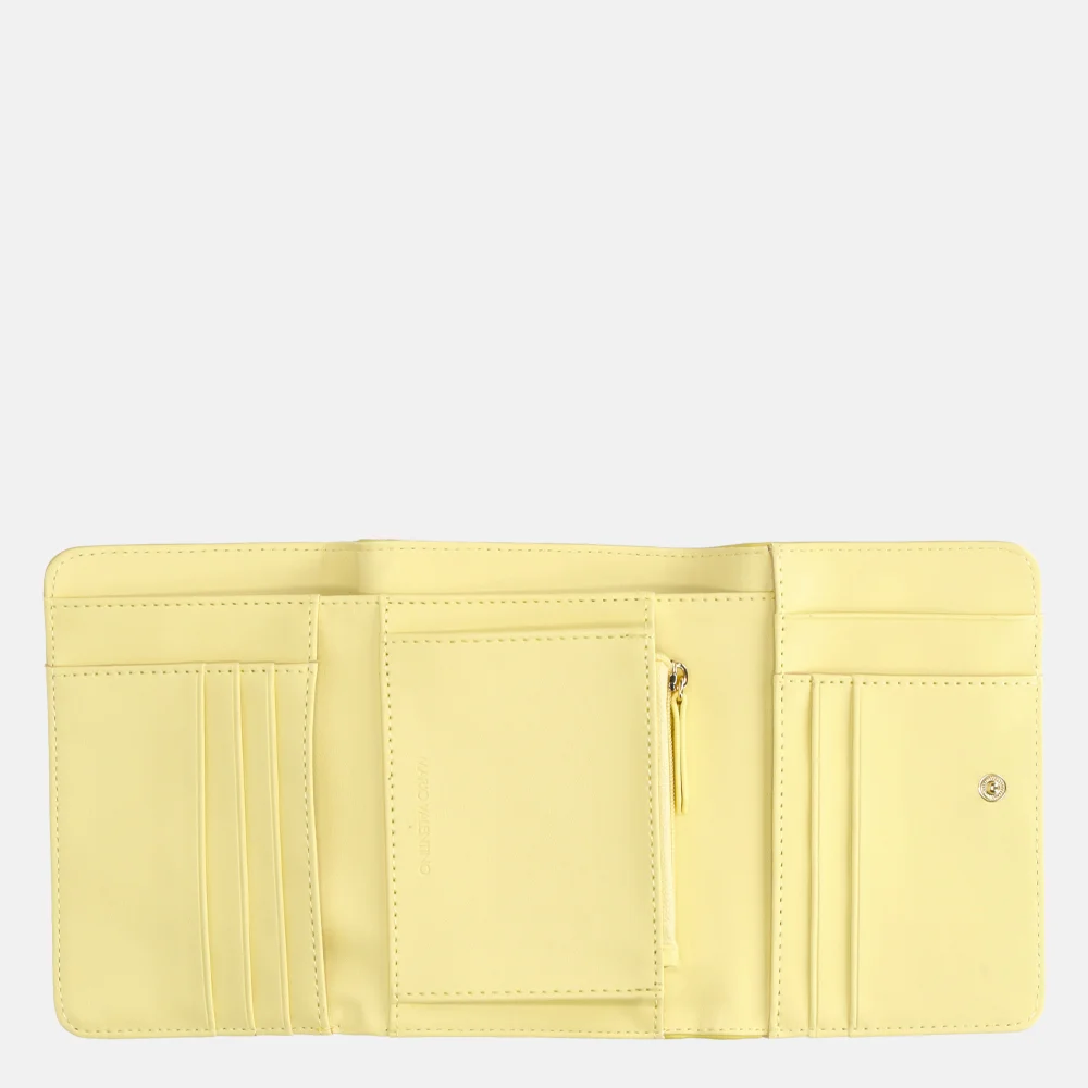 Valentino Bags Rised portemonnee giallo chiaro bij Duifhuizen